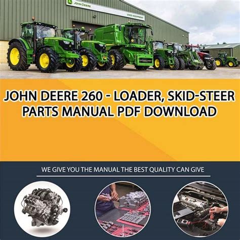 john deere 260 skid steer|john deere 260 owners manual.